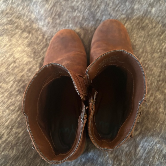 Yuu Brown Ankle Boots with Buckle Detail! - Picture 4 of 5